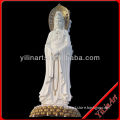Standing Happy Buddha Stone Sculpture YL-J019